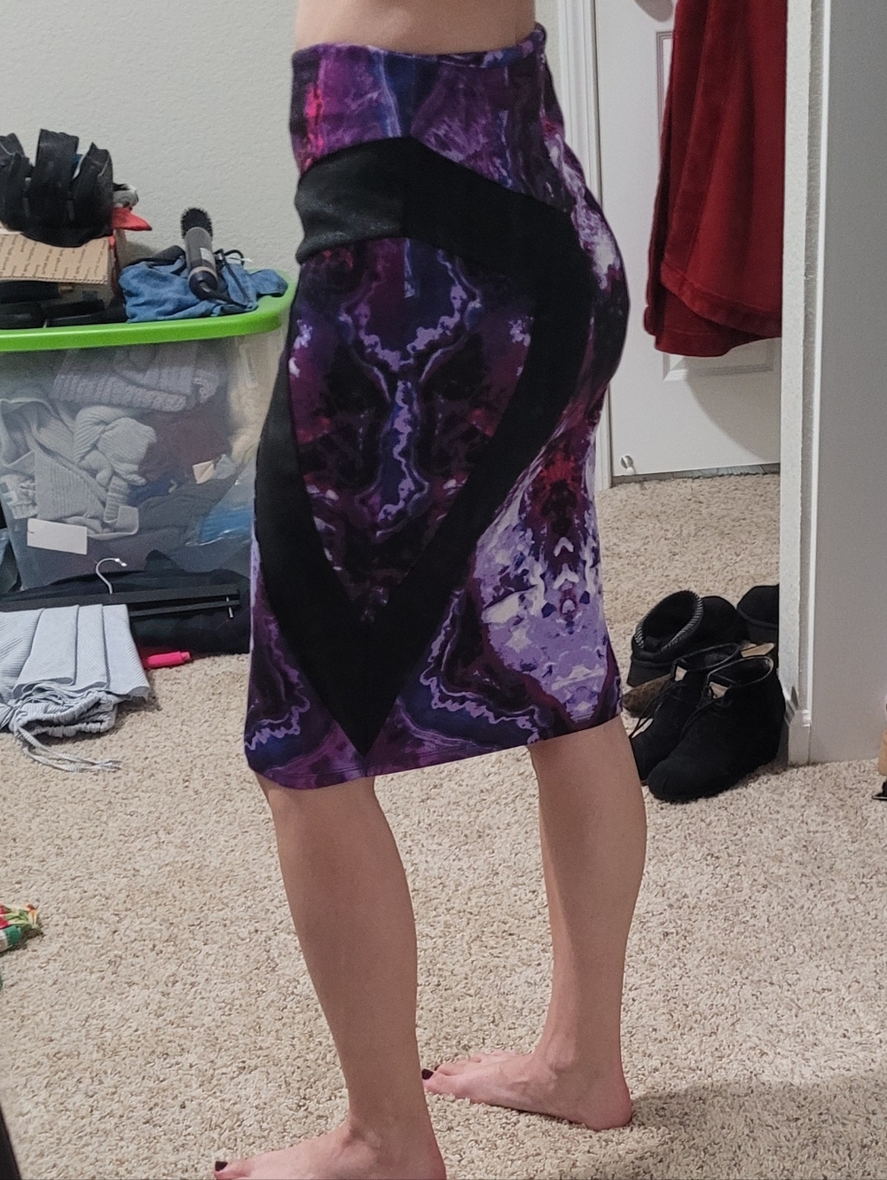 BeBe Kelidescope Pencil Skirt